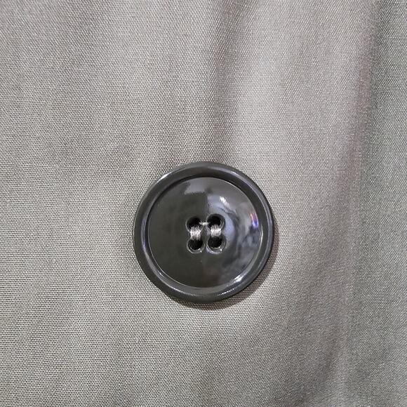 USMC All Weather Marine Trench Coat Sage Size 42S - Picture 6 of 9